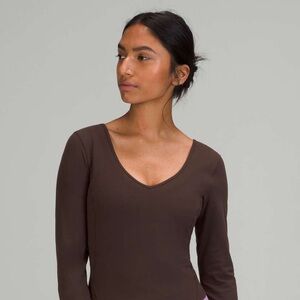 Lululemon Align Long Sleeve Top Brown